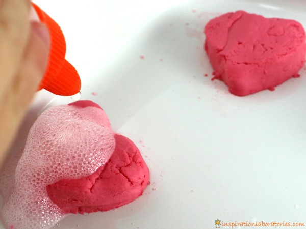 Fizzy Valentine Play Dough