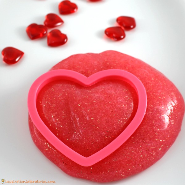 Valentine's Day Glitter Slime