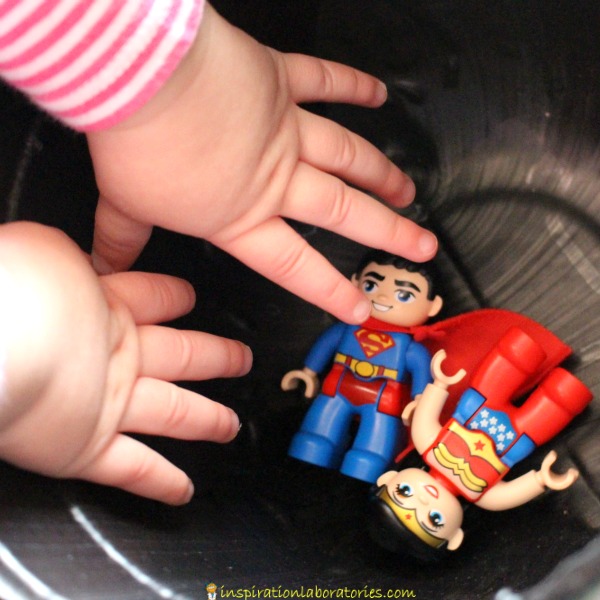 Toddlers will love this super hero treasure hunt!