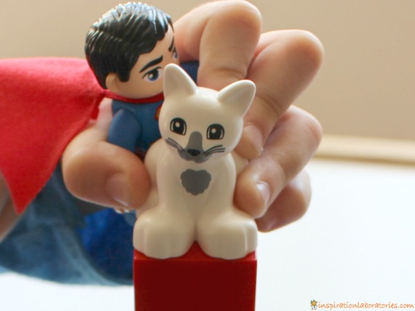 Help Superman rescue the cat by using your powers of math.
