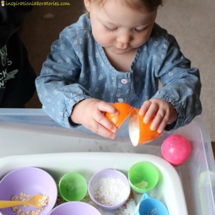 Easter Egg Sensory Play: Pretend Cooking | Inspiration Laboratories