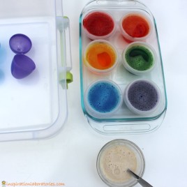 Rainbow Foam Eggs | Inspiration Laboratories