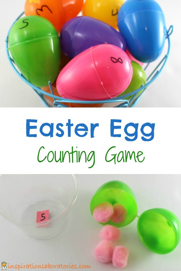 Our Easter Egg Counting Game is such a fun way to work on fine motor skills and numbers.