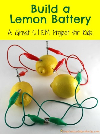 Did you know that lemons and other fruit can power a light bulb or a clock? Learn how to make your own lemon battery in this post sponsored by GreenWorks. #NaturalPotential