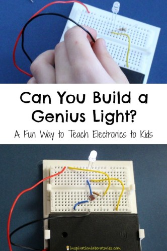 Can you build a genius light? Here's a fun way to teach electronics to kids!