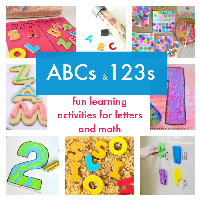 ABCs and 123s : fun learning activities for letters and math
