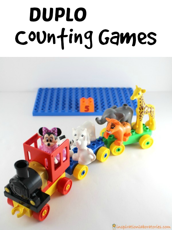 All aboard! Load up the DUPLO train to play fun counting games! Toddlers and Preschoolers will love this.