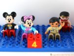 Use DUPLO figures to play a fun counting game.