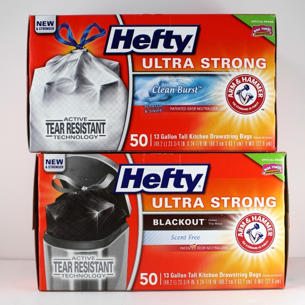 Hefty Ultra Strong trash bags
