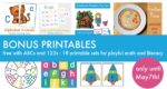 printable bundle for math and literacy