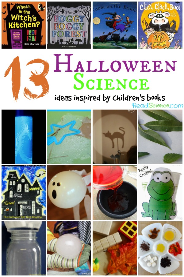 Halloween science activities inspired by children's books