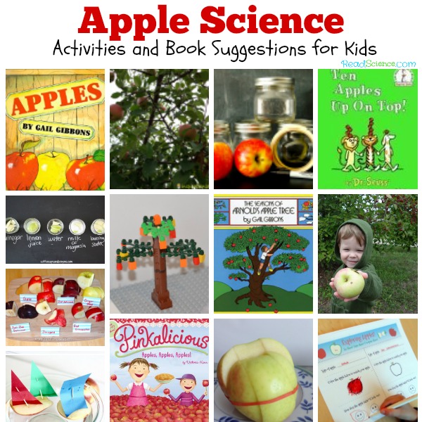 Apple Science Activities and Books Suggestions for Kids