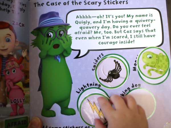 The Moodsters Quigly activity book