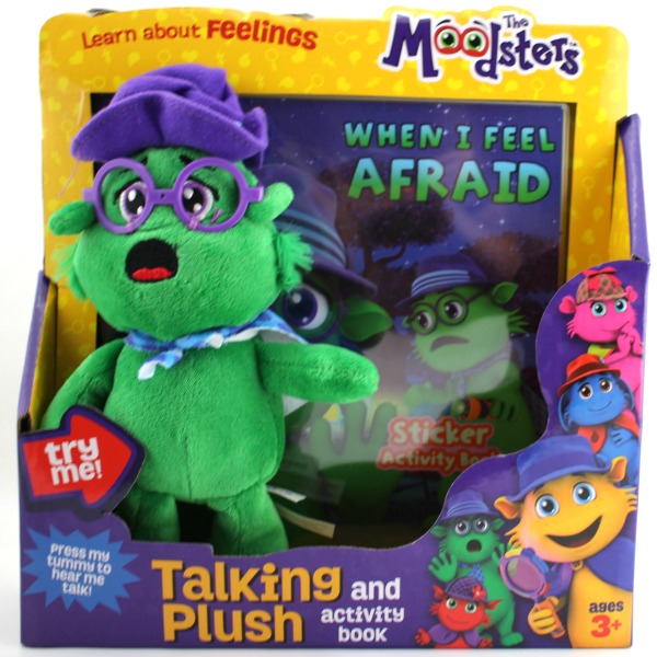 The Moodsters talking plush Quigly