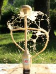 Try the classic Diet Coke and Mentos soda geyser experiment.