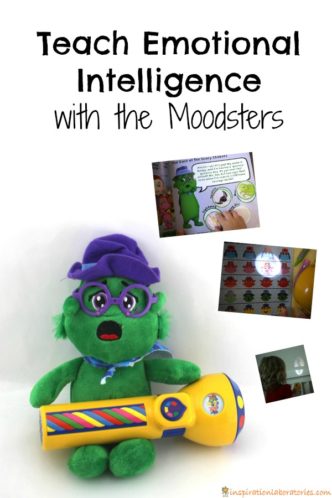 Teach emotional intelligence to preschoolers with the Moodster toys. This post is sponsored by the Moodsters.