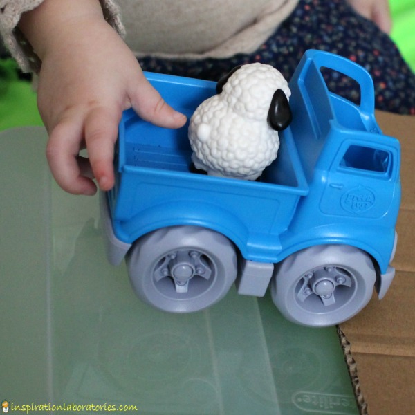 Let your little ones have farm animal races with Little Blue Truck.