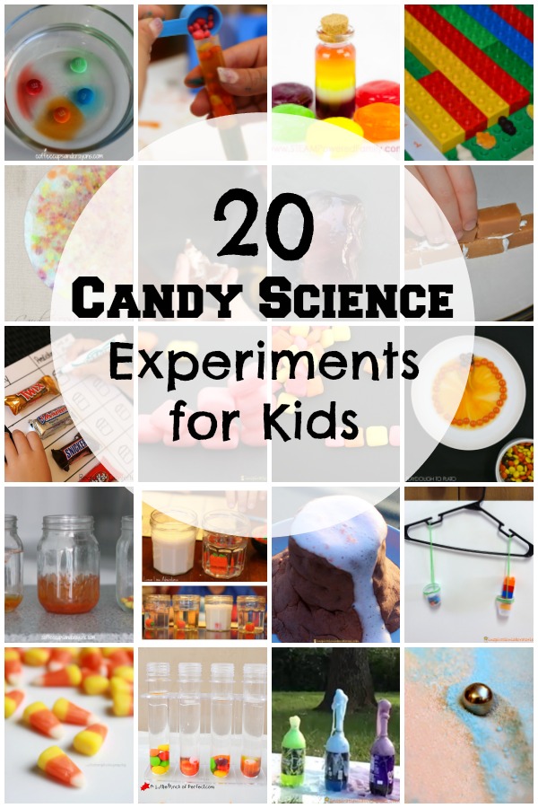 These candy science experiments for kids are perfect for using up that leftover Halloween candy.