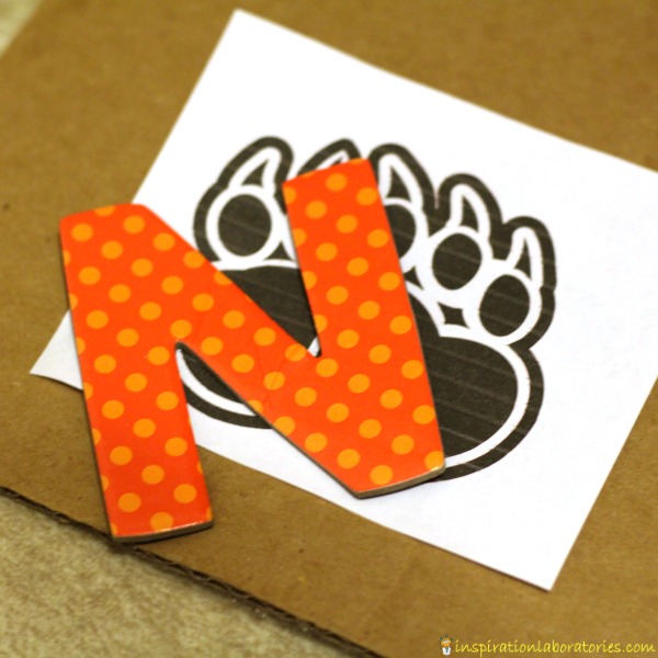 Bear Paw Alphabet Tracks are a fun way to practice letter recognition, letter sounds, and more.