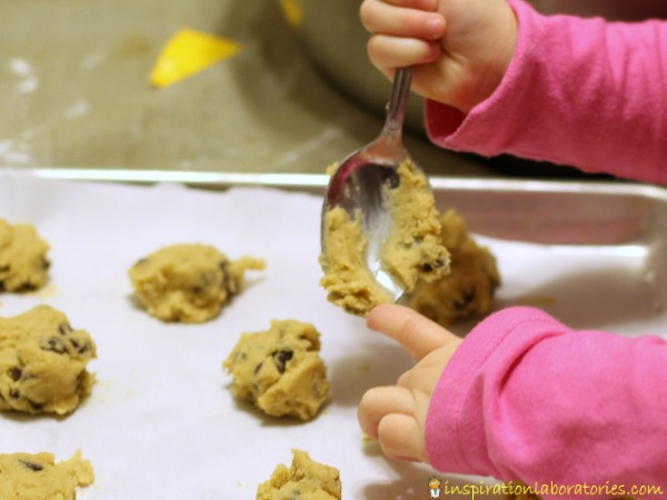Inspired by If You Give a Mouse a Cookie. Follow a visual recipe for chocolate chip cookies. It's a fun way to get kids in the kitchen. Reading and following a recipe is great practice for following a science procedure.