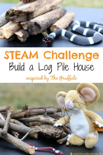 Set up a STEAM Building Challenge inspired by The Gruffalo by Julia Donaldson