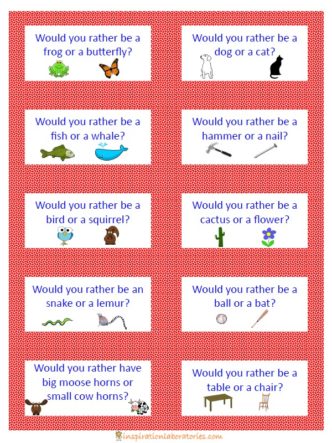 Dr. Seuss Inspired Would You Rather Game | Inspiration Laboratories