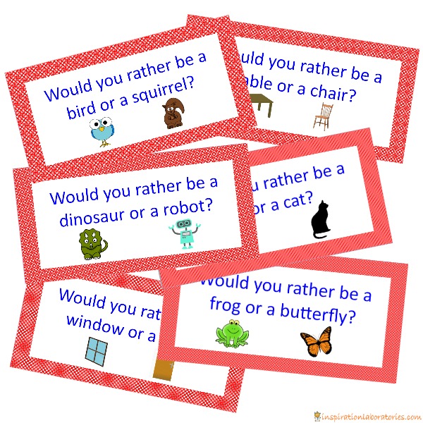 Play a family friendly Would You Rather game inspired by Dr. Seuss