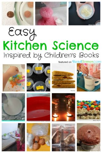 Check out this collection of kitchen science ideas inspired by children's book.