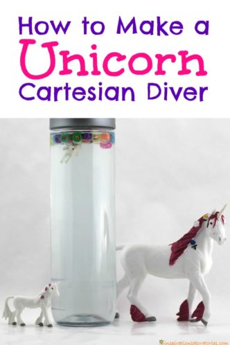 Learn how to make a unicorn Cartesian diver to explore density and buoyancy.