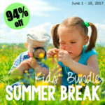 Summer Break Kids’ Bundle – includes over 40 ebooks and printable resources full of kids’ activities and learning ideas. Perfect for summer camp at home or to combat summer slide.