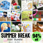 Summer Break Kids’ Bundle – includes over 40 ebooks and printable resources full of kids’ activities and learning ideas. Perfect for summer camp at home or to combat summer slide.