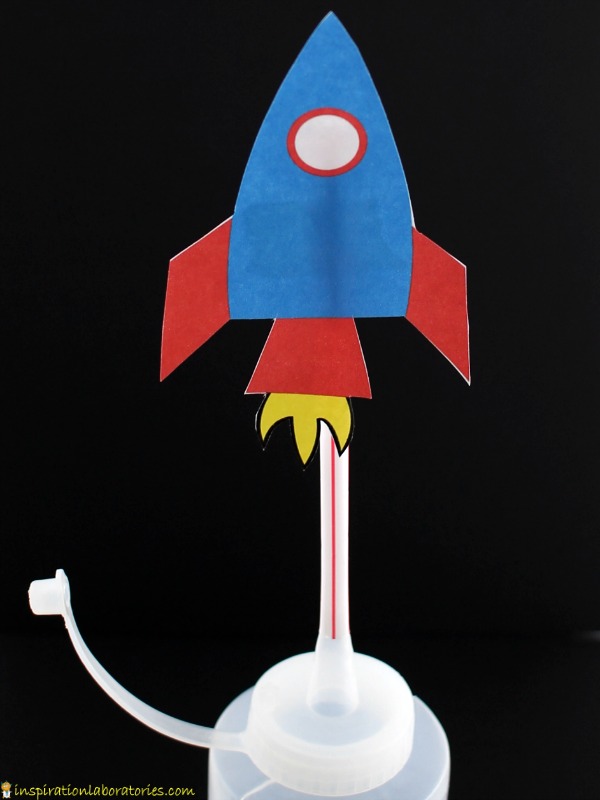 How to Make Straw Rockets (with Printable Rockets and Moon Target