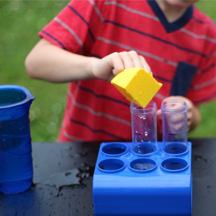 Explore volume with these simple summer science activities.