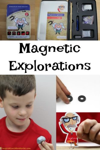 Try these fun magnet explorations at home with your kids.