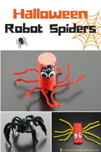 These Halloween Robot Spiders use an electric toothbrush to move. Such an easy and fun Halloween STEM or STEAM activity for kids!