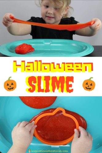 Learn how to make a super simple Halloween Slime recipe. It's easy to make individual batches that are perfect for Halloween parties.
