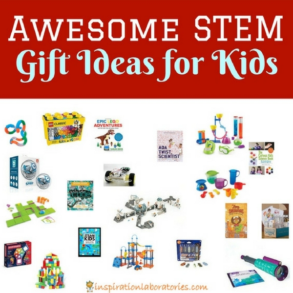 Our 2017 STEM gift guide features an awesome selection of STEM (science, technology, engineering, and math) toys, games, kits, activity sets, and books perfect for ages 5 and up.