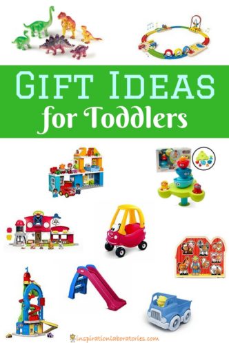 Our 2017 toddler gift guide has my kids' favorite gift ideas for toddlers. Toys that they will play with as they grow.