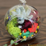 A terrarium ornament makes a great Christmas gift.