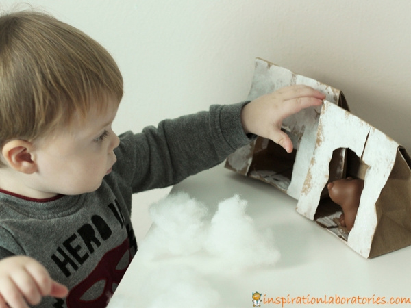 Make paper bag bear caves and play pretend.