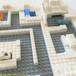 Challenge your child to build a LEGO maze for a hexbug.