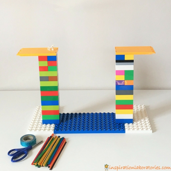 Set up this easy unicorn STEM challenge for your kids.