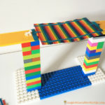 Build a rainbow bridge to help the unicorn across.