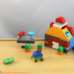 Retell the story of The Three Little Aliens and the Big Bad Robot with HEXBUG nano Junior and DUPLO