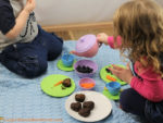 A tea party is fun sensory science activity. Explore the sense of taste, touch, and smell.