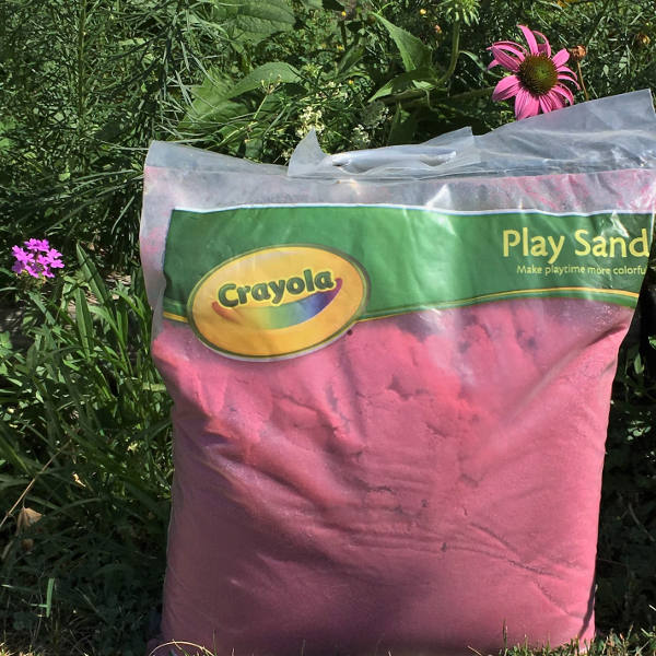 bag of pink Crayola Play Sand