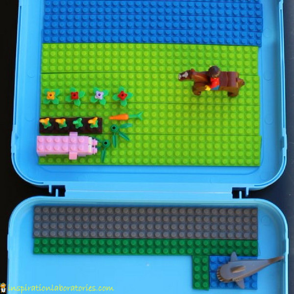 LEGO travel activity case