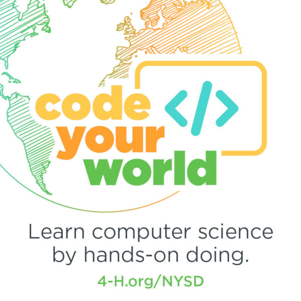 Code Your World 2018 4-H National Youth Science Day challenge