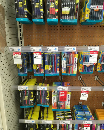 Pilot FriXion pens in store