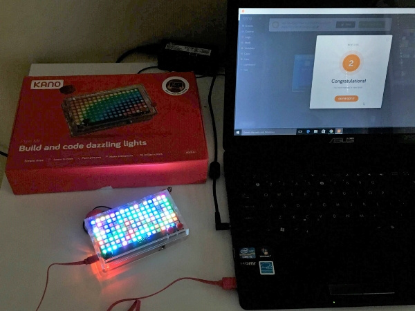 Coding with the Kano Pixel Kit